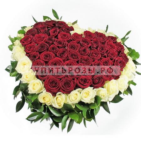 Сердце из роз Мастер и Маргарита купить в Москве недорого